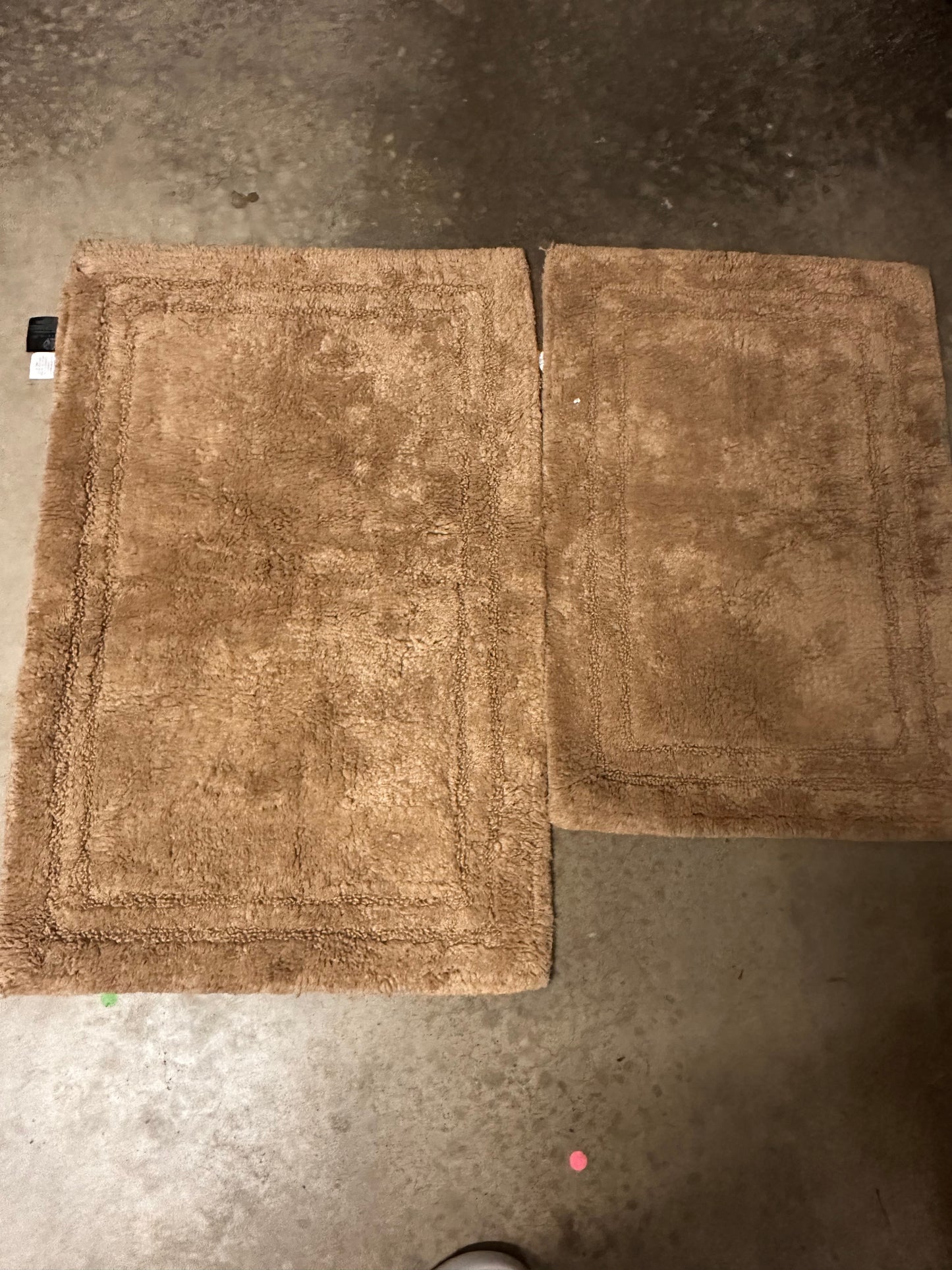 2 Piece Non-Slip Bottom Bathroom Rugs
