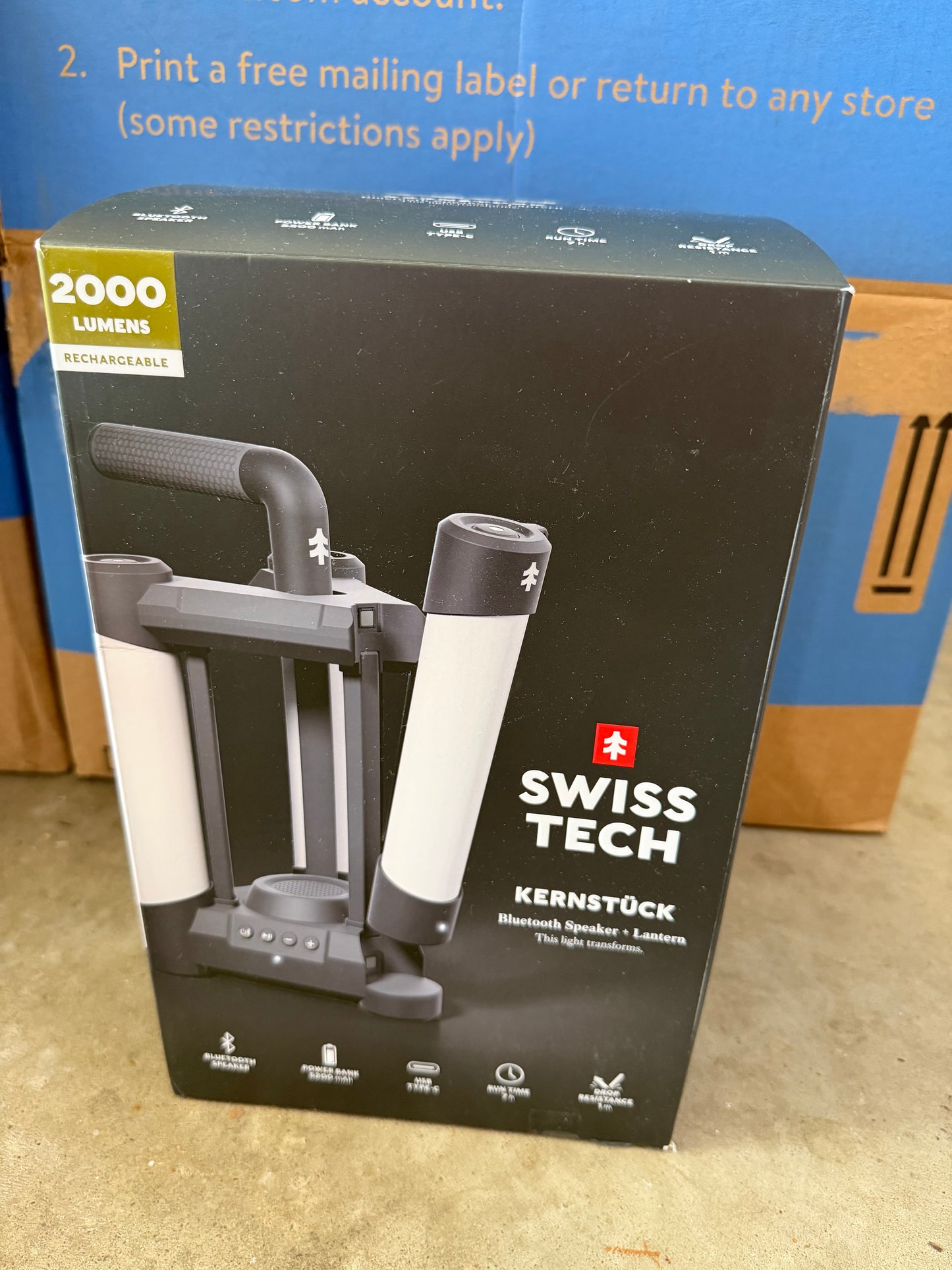 Swiss Tech Kernstuck Bluetooth Speaker Lantern