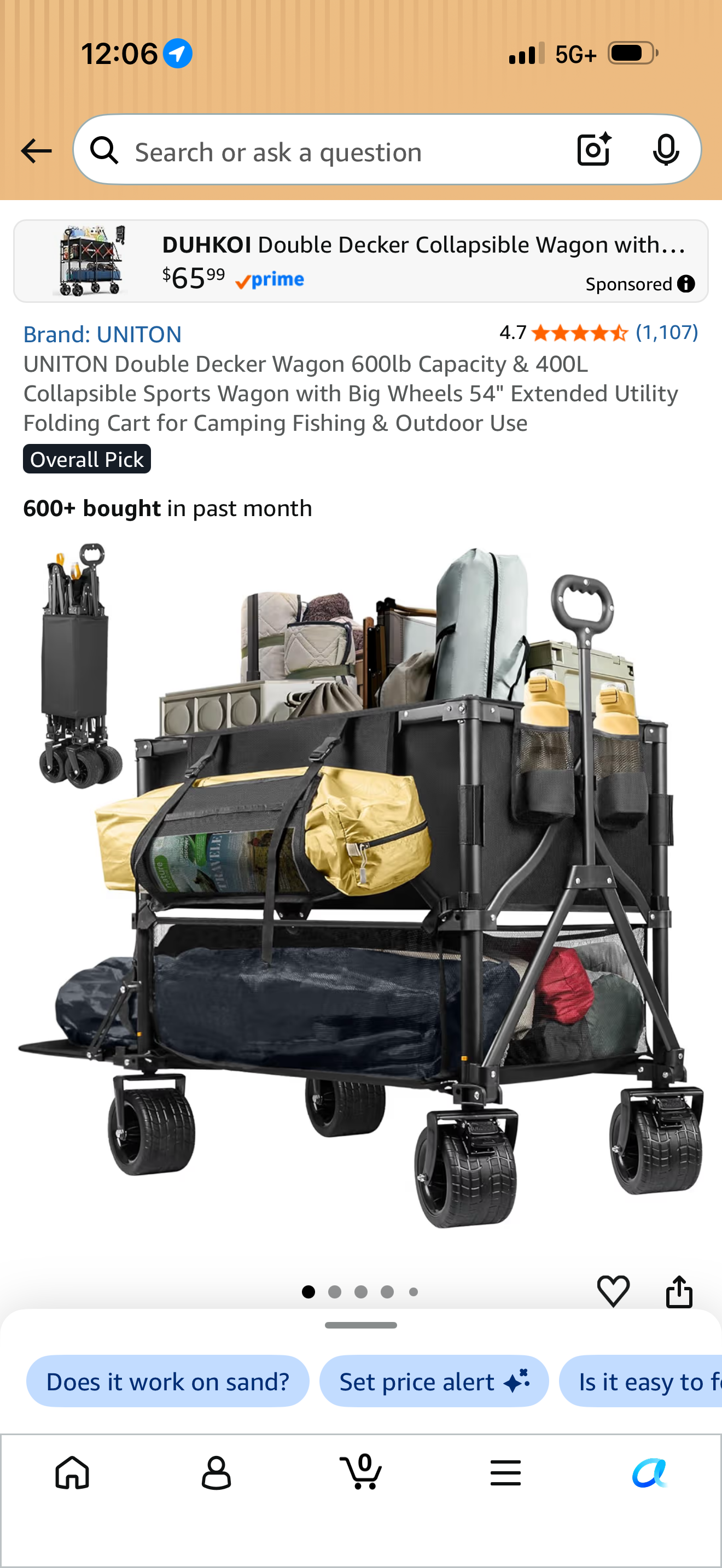 Double Decker Wagon 600 lb. Capacity