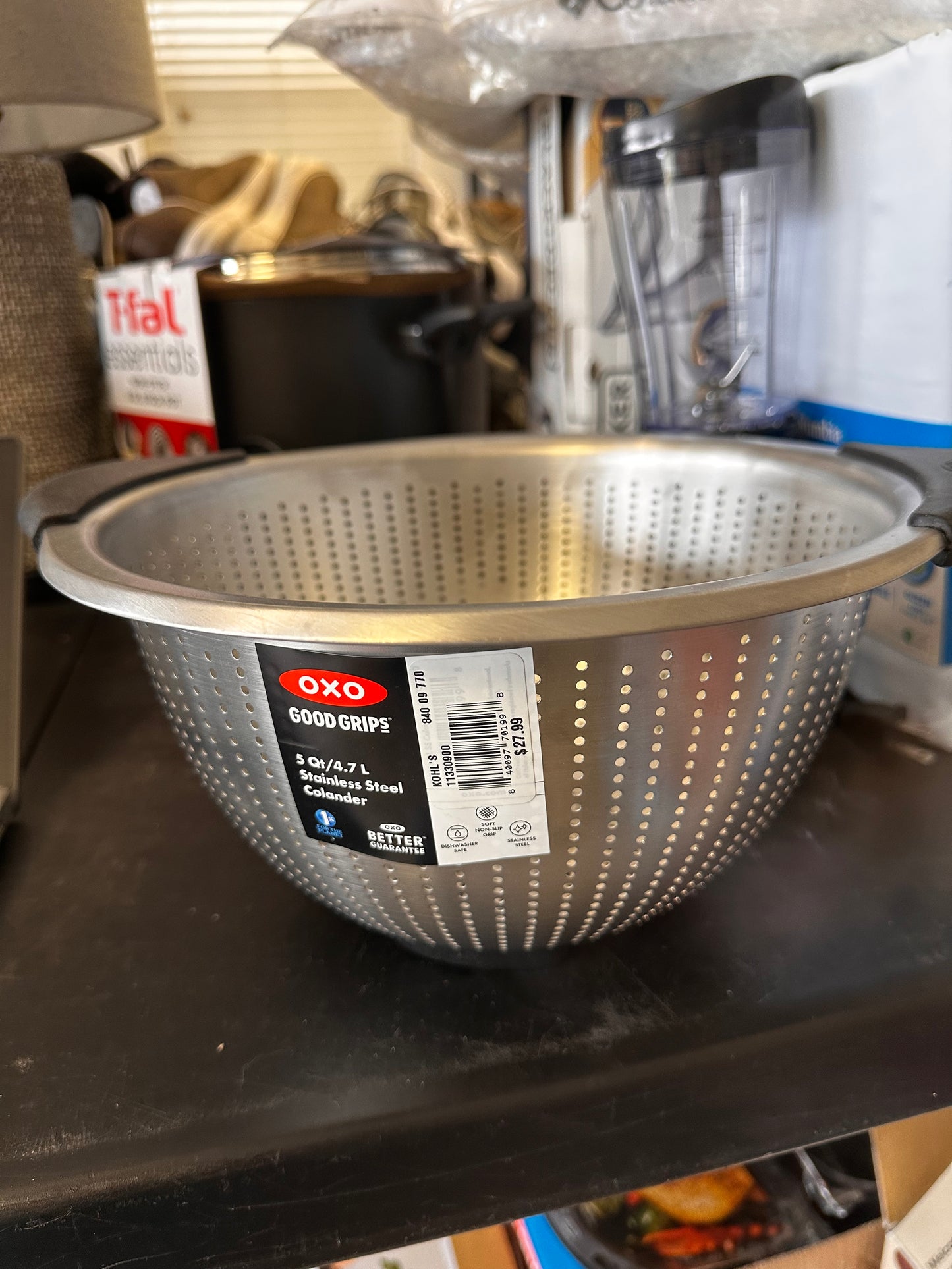 OXO 5 Qt. Stainless Steel Colander