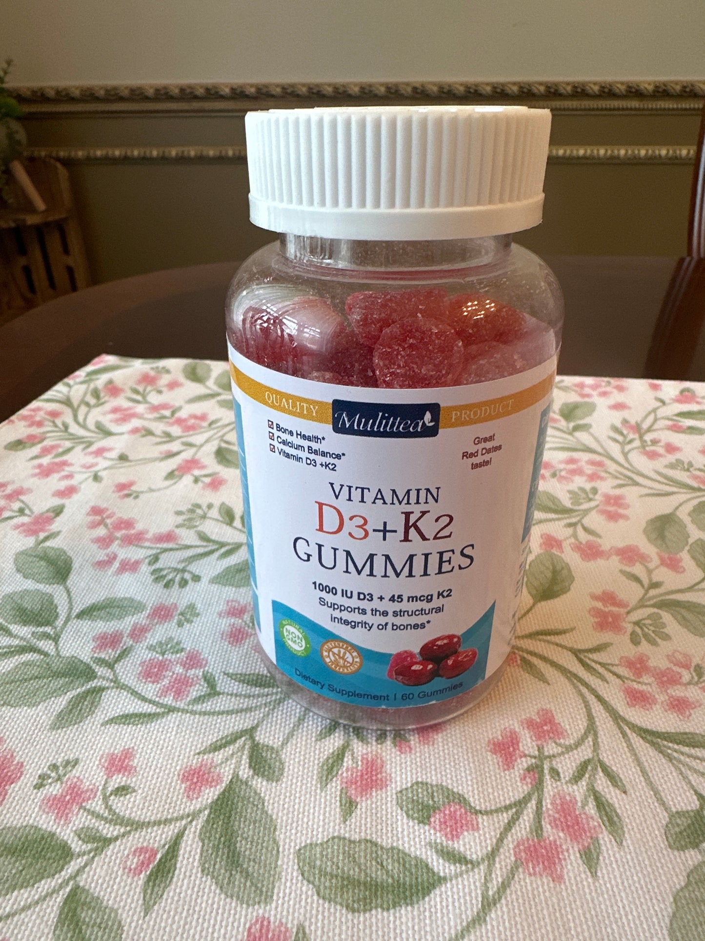 Vitamin D3+K2 Gummies