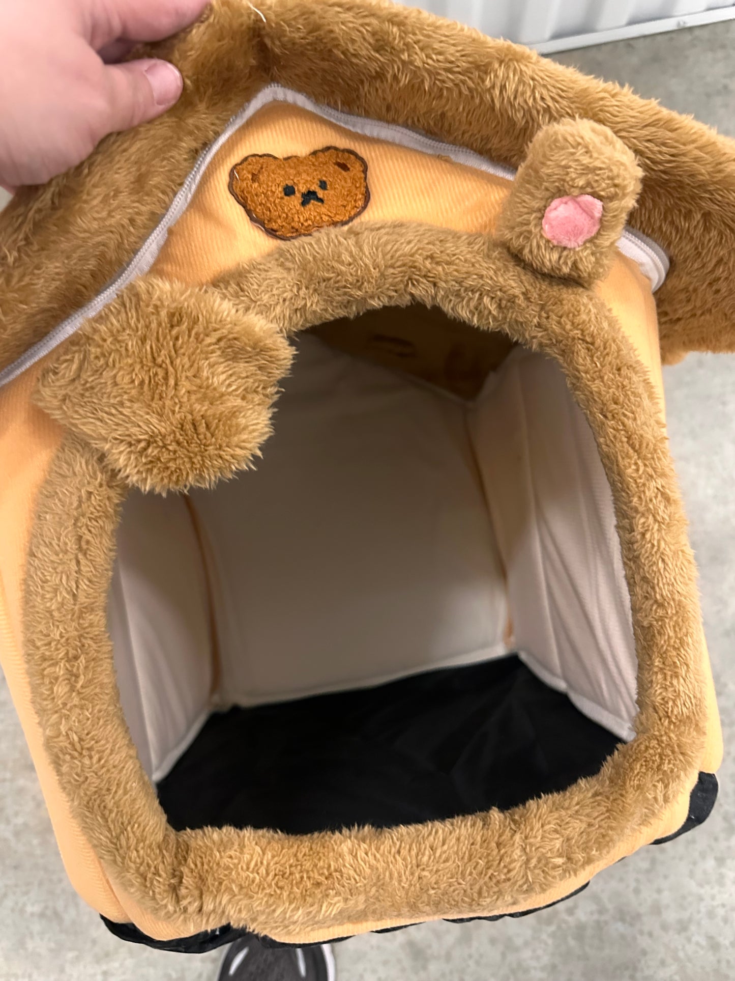 Fleece Cave Cat Bed