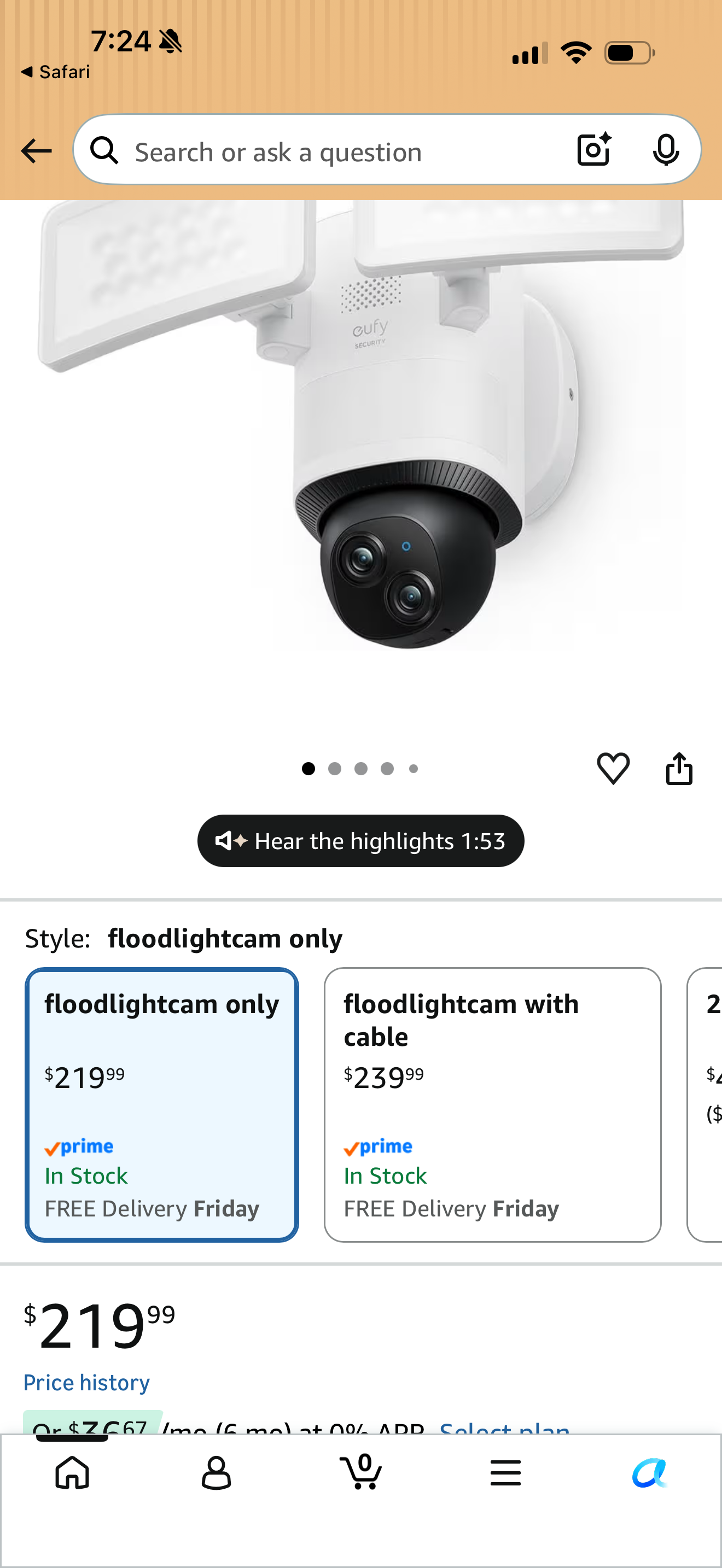 Eufy Floodlight Cam E340