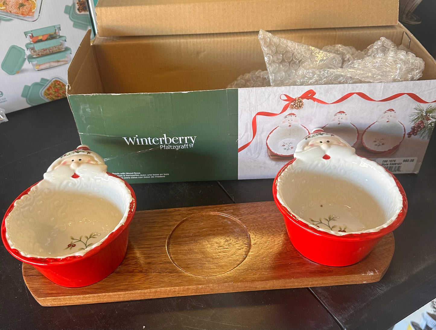 Pfaltzgraff Winterberry Snack Dishes