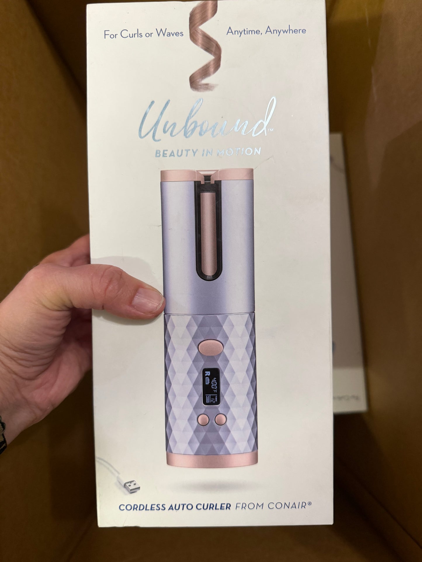 Unbound Cordless Auto-Curler