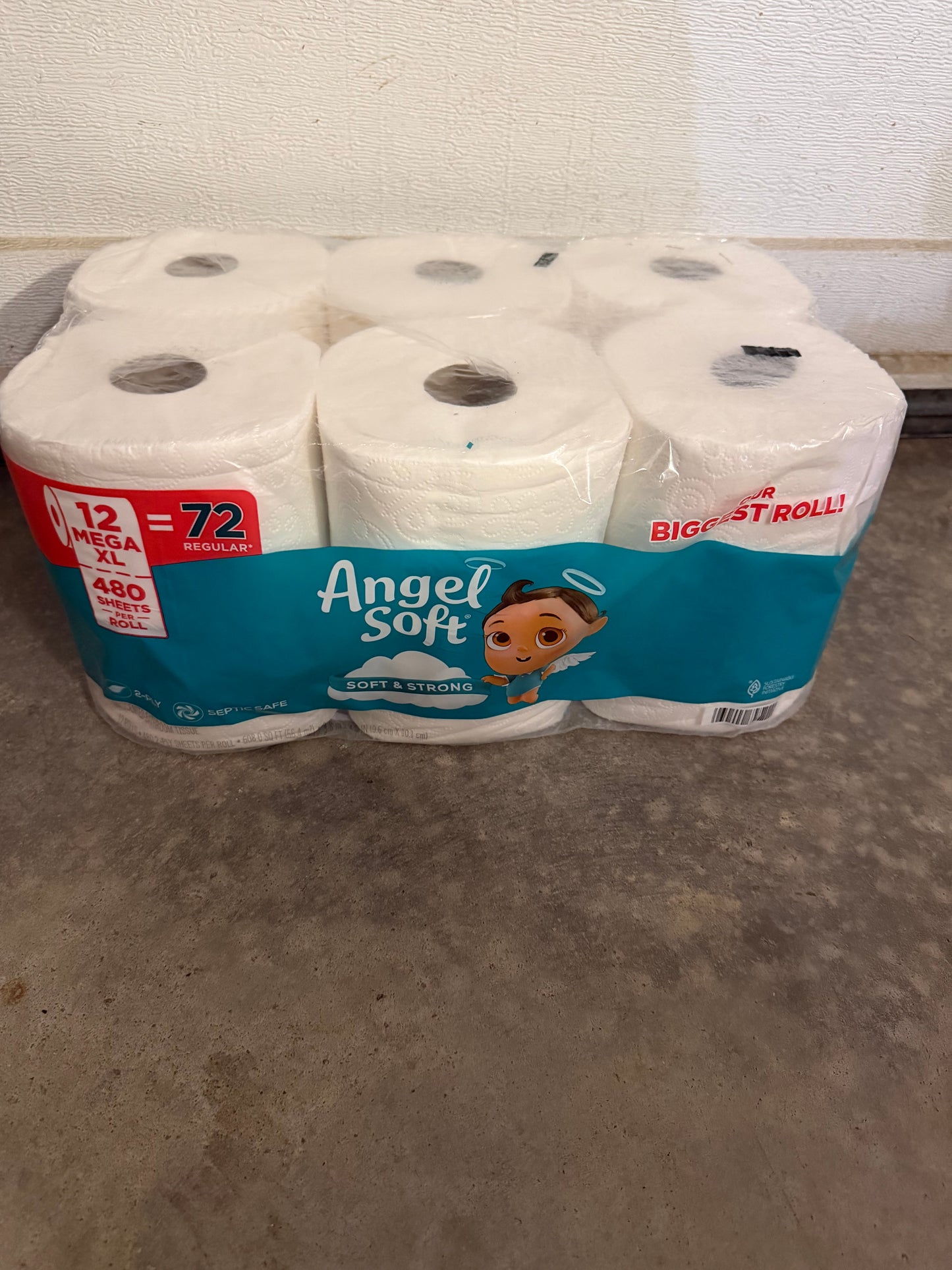 Angel Soft Mega Rolls 12 Pack