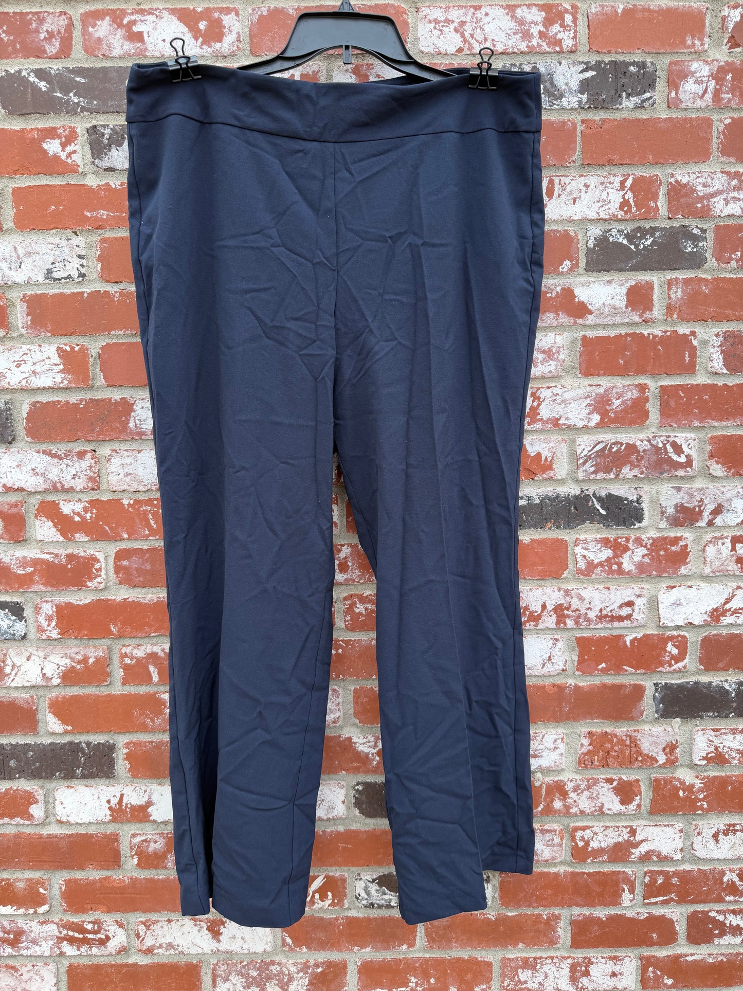 Women’s Navy Size 16S Tummy Control Slacks