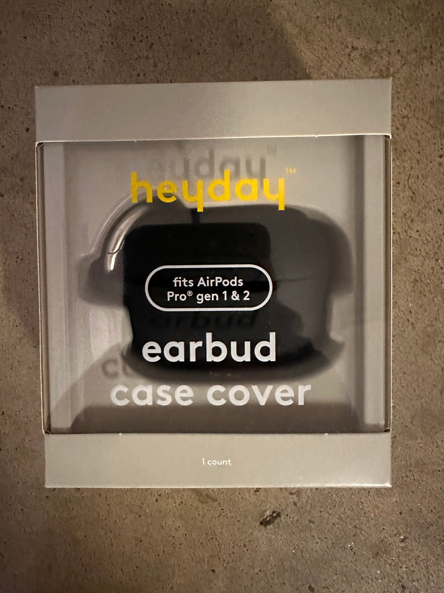 AirPod Pro Gen 1 & 2 Earbud Case Cover (Black)