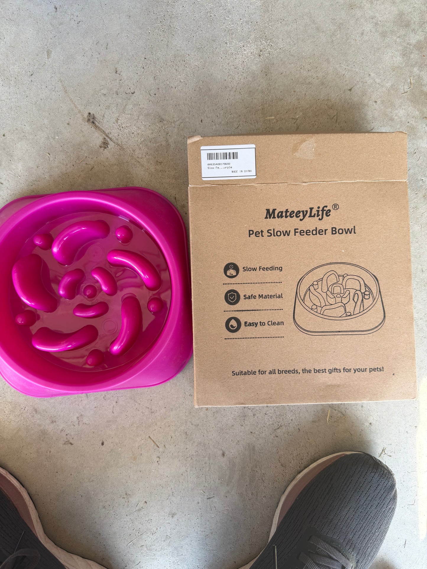 Pet Slow Feeder Bowl