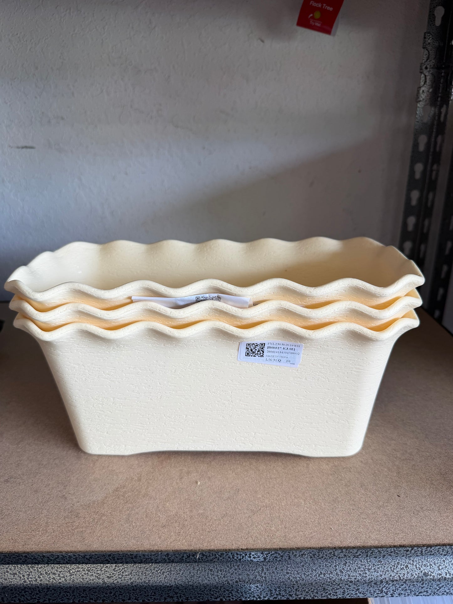 3 Pack Plastic Plant Box