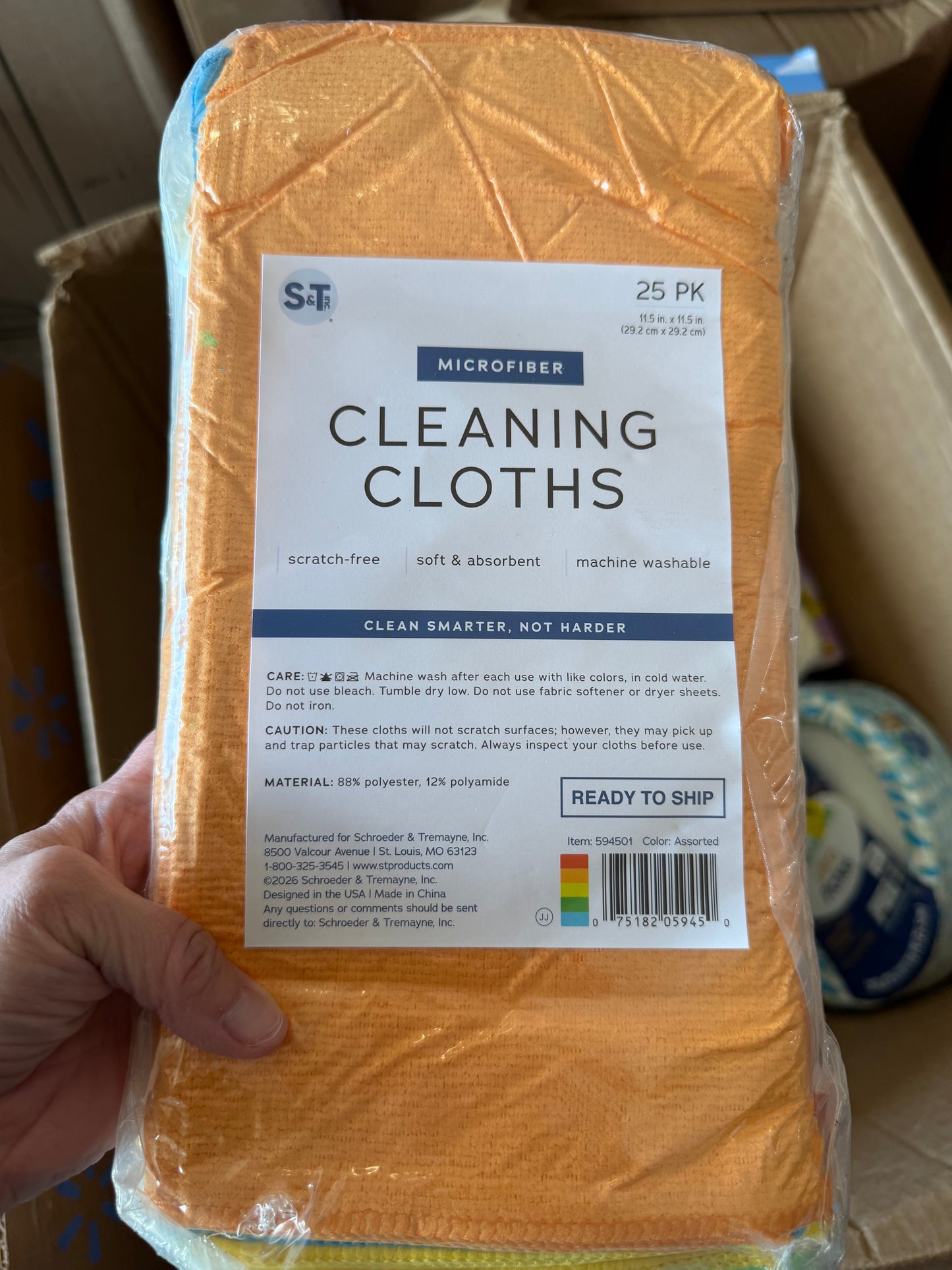25 Pack Cleaning Cloths