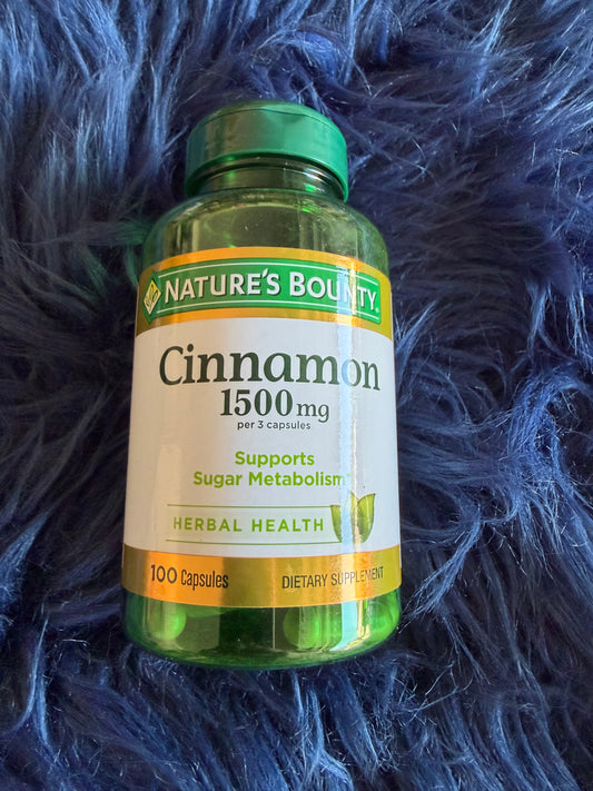 Cinnamon 1500 mg Capsules