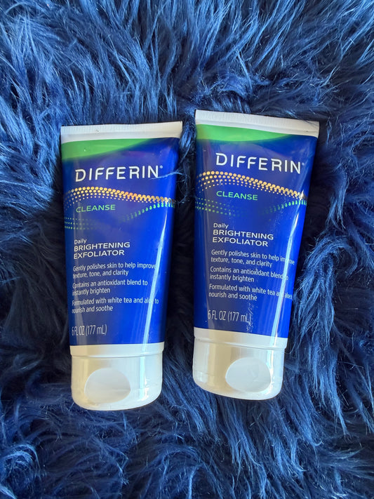 Differin Daily Brightener Exfoliater Lot of 2