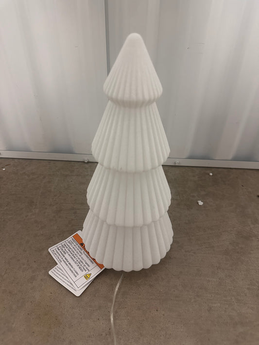 10” Flock Light Up Christmas Tree