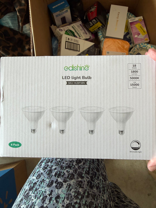 Edishine 4 Pack Light Bulbs