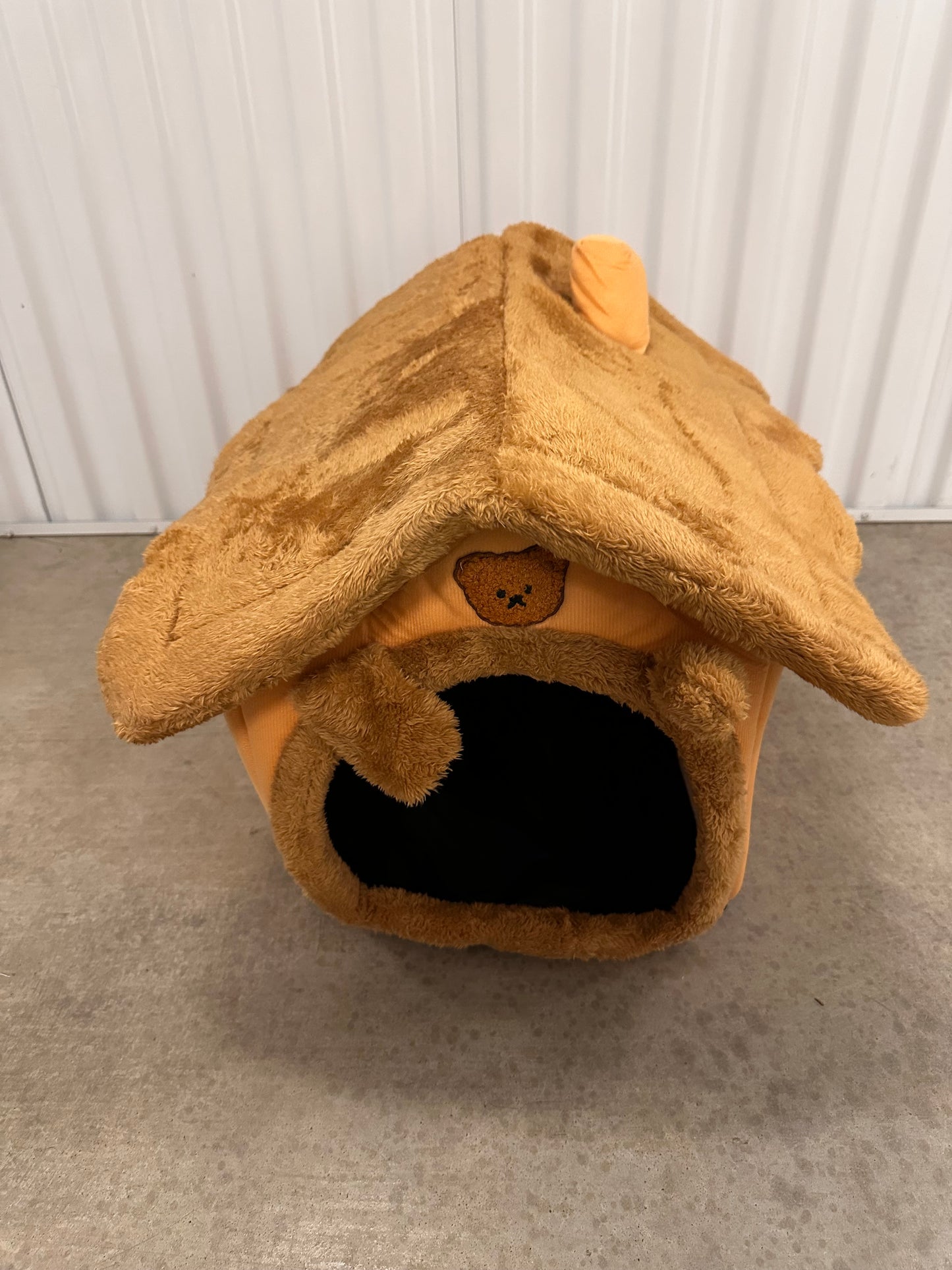 Fleece Cave Cat Bed