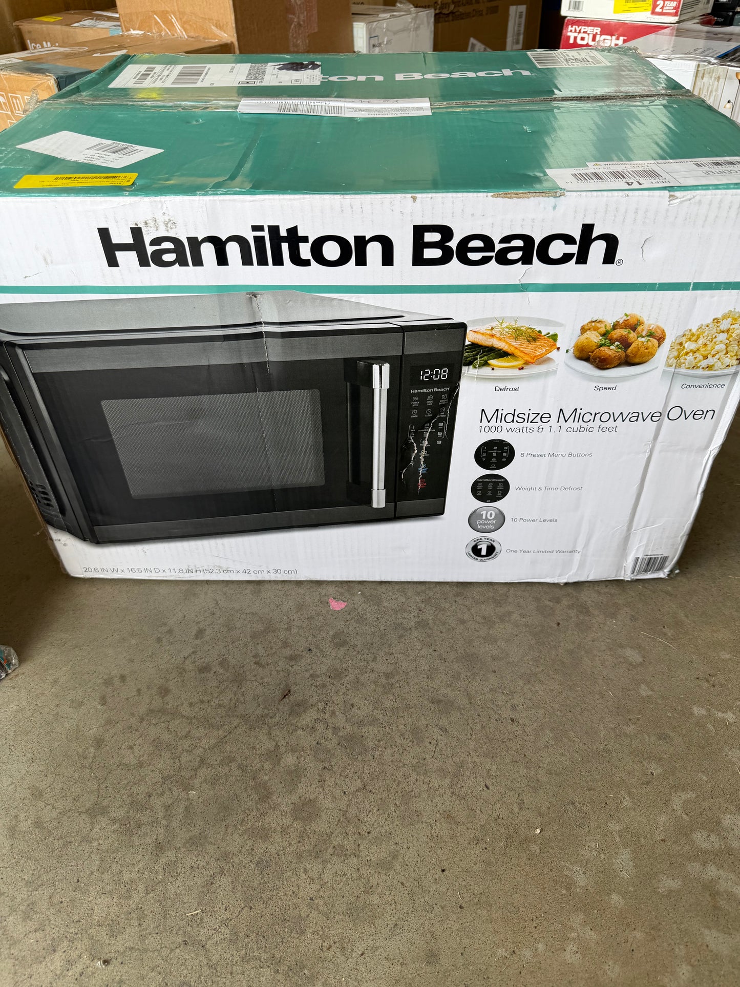 BRAND NEW Hamilton Beach Midsize Microwave Oven