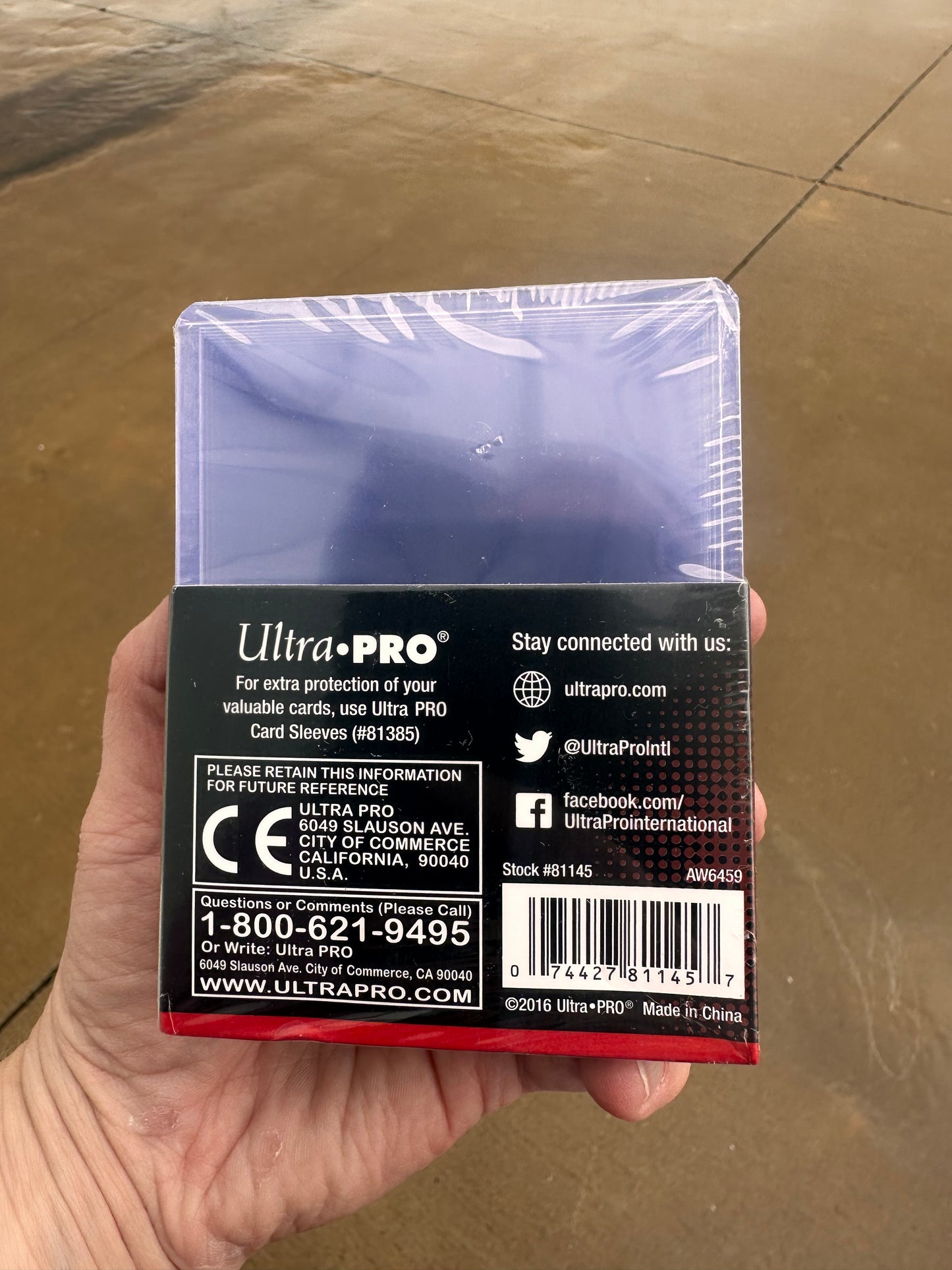 Ultra Pro 3”x4” Premium Top Loader Card Holder (25 Pack) 1 Pack
