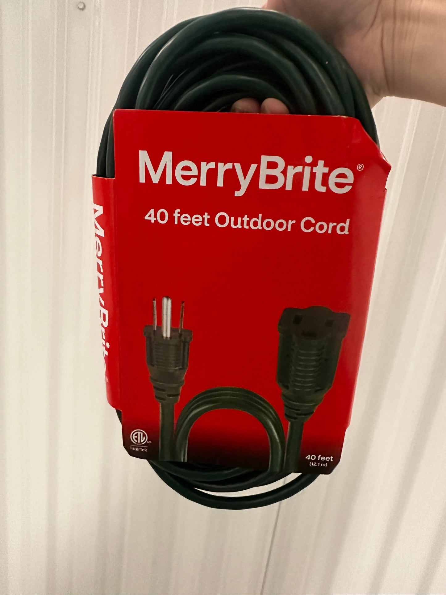 40’ Outdoor Extension Cord