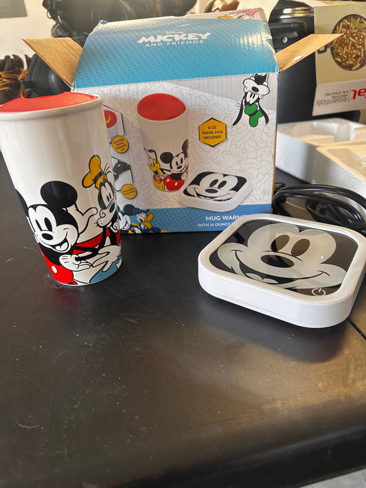 Mickey Mouse Mug Warmer w/Ceramic 12 oz. Tumbler