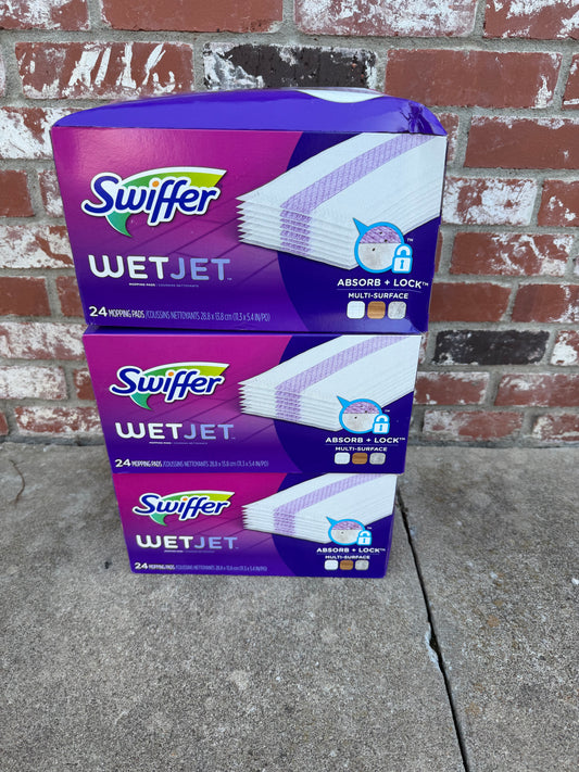 Swiffer Wetjet 24 Pads (1 Box)