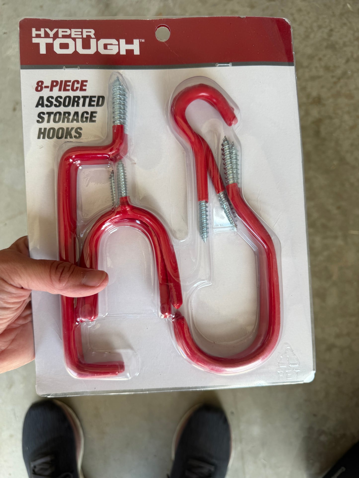8 Piece Assorted Storage Hools