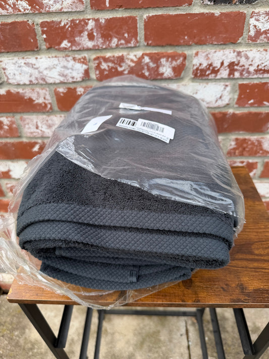Black Madison 8 Piece Bath Towel Set
