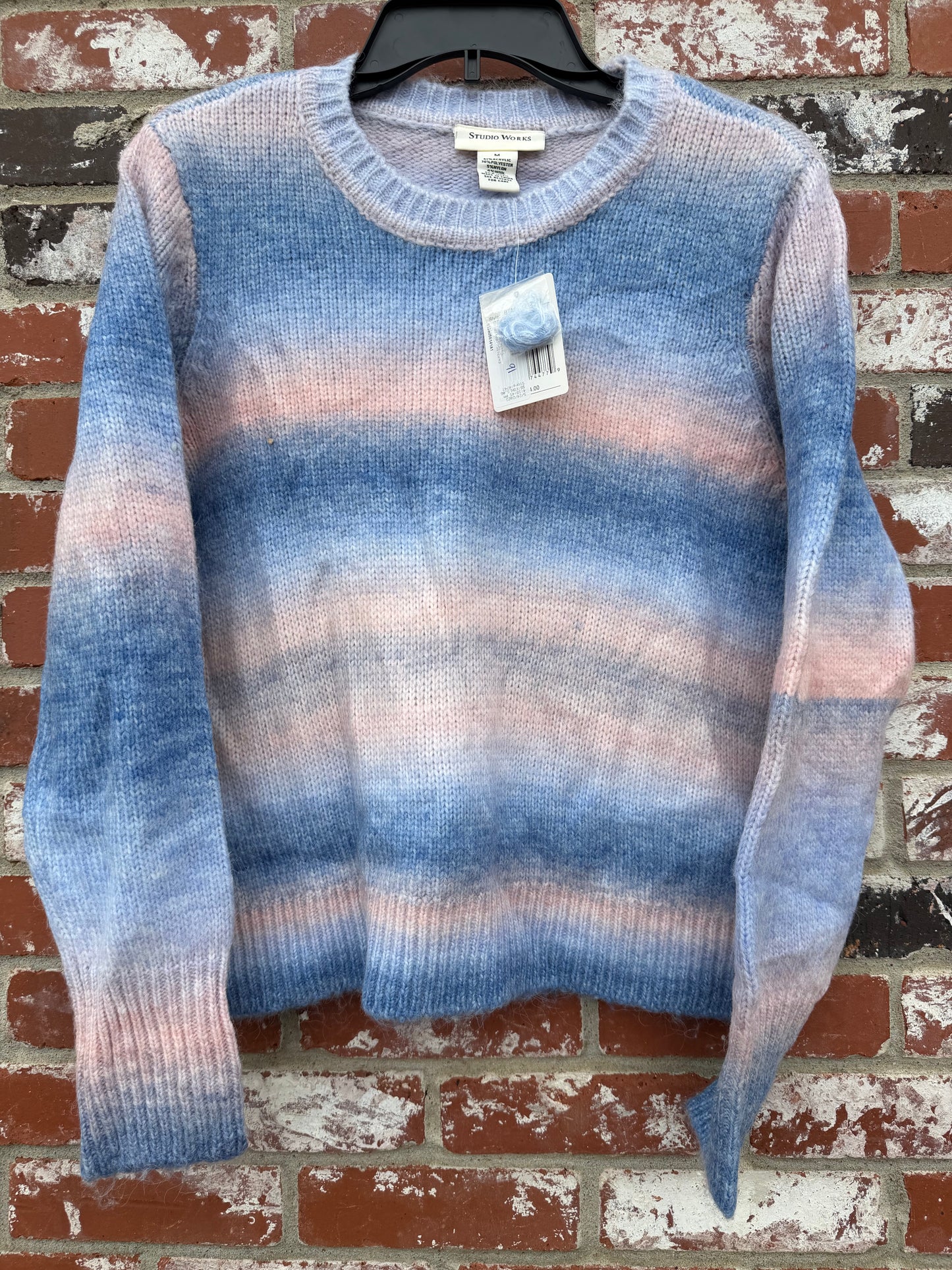 Blue & Pink Sweatshirt Sweater