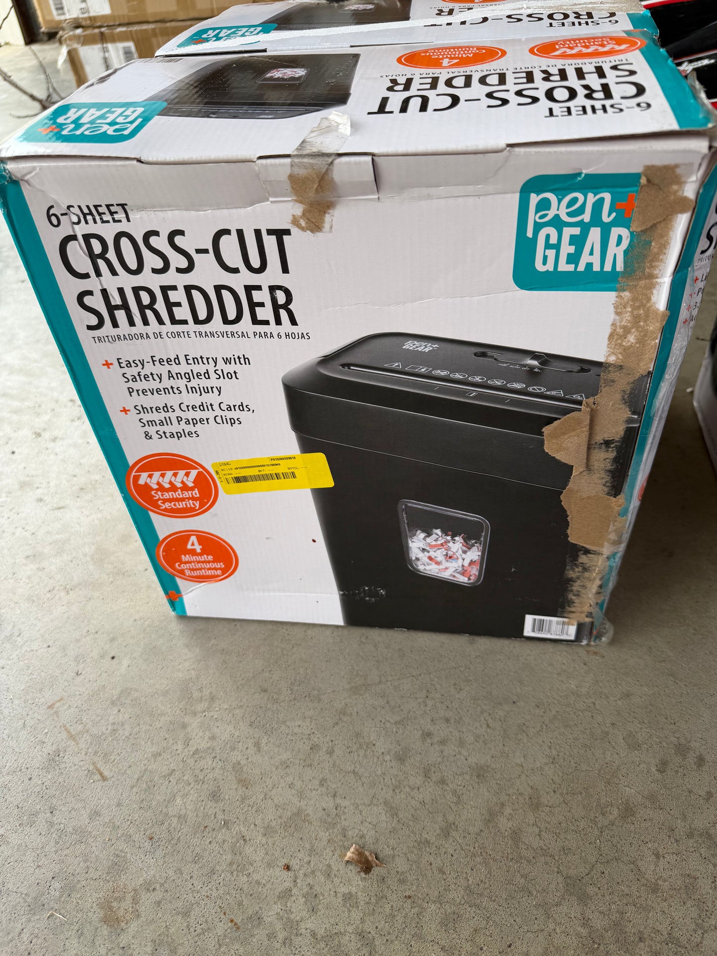Pen + Gear 6 Sheet Cross-Cut Shredder